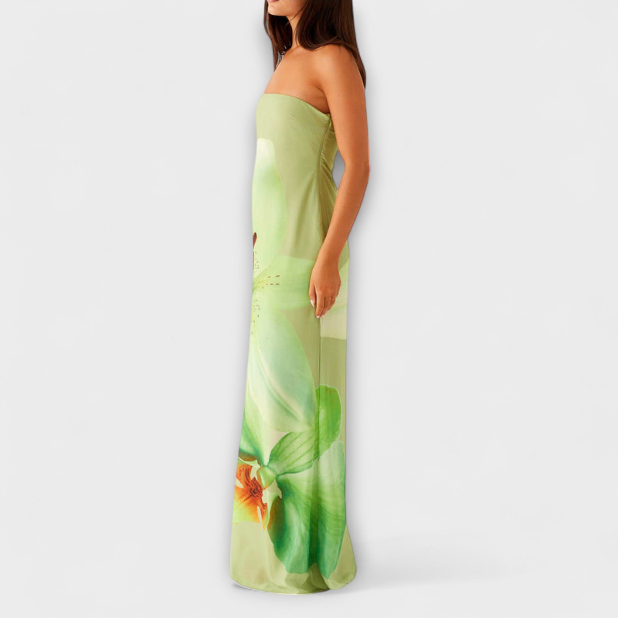 Zephyra - Abito Maxi Elegante con Spalle Scoperte