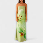 Zephyra - Abito Maxi Elegante con Spalle Scoperte