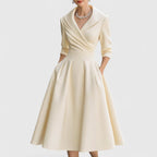 Maddalena | Abito Midi Elegante – abiti invernali da donna | Erminia Boutique Bologna