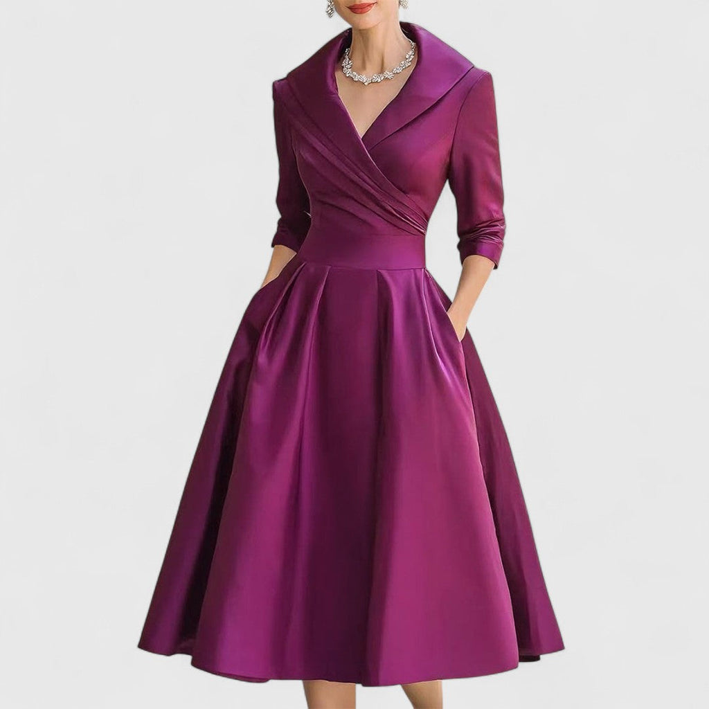 Maddalena | Abito Midi Elegante – abiti invernali da donna | Erminia Boutique Bologna