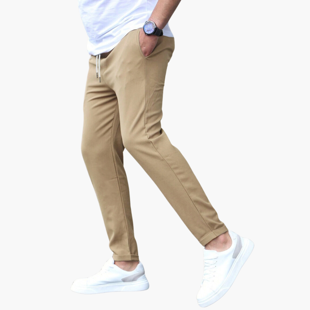 VINCENZO – Pantaloni Eleganti con Vita Elastica