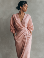 Zofia – Elegante Abito Maxi con Scollatura a V