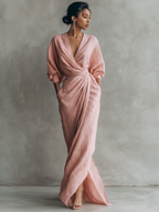 Zofia – Elegante Abito Maxi con Scollatura a V