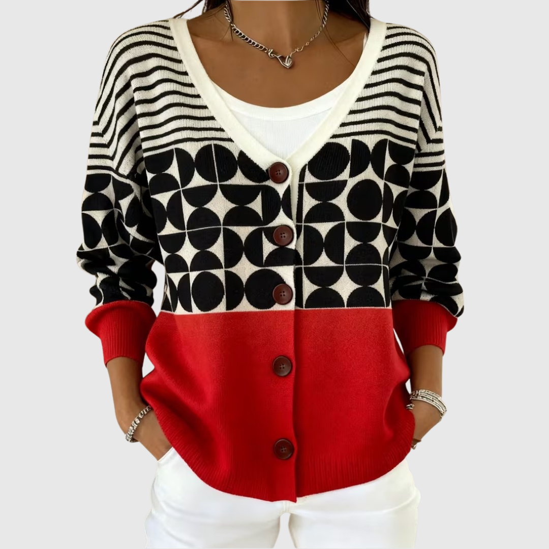 Nikola - Cardigan in maglia con chiusura comoda