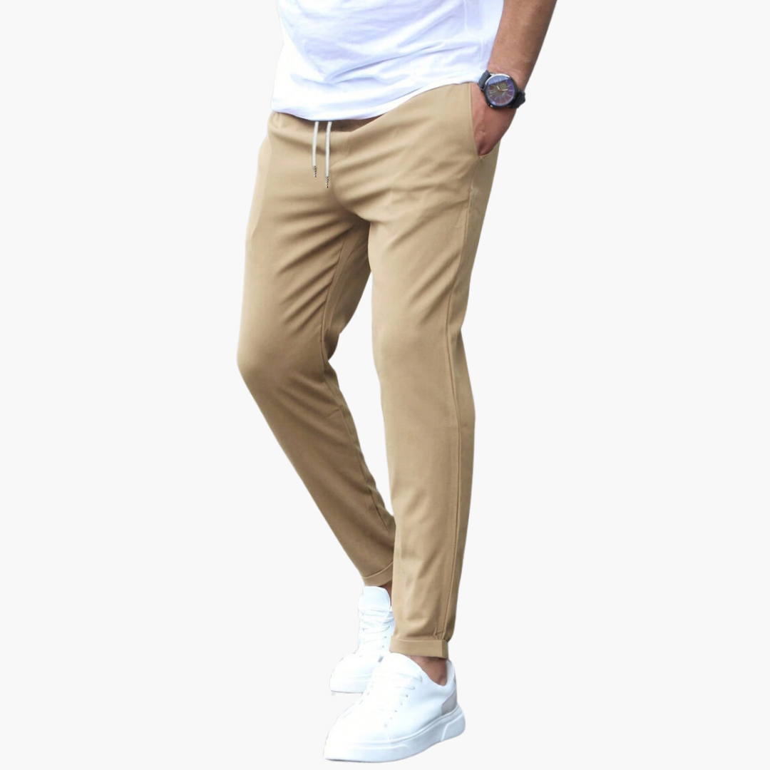 VINCENZO – Pantaloni Eleganti con Vita Elastica