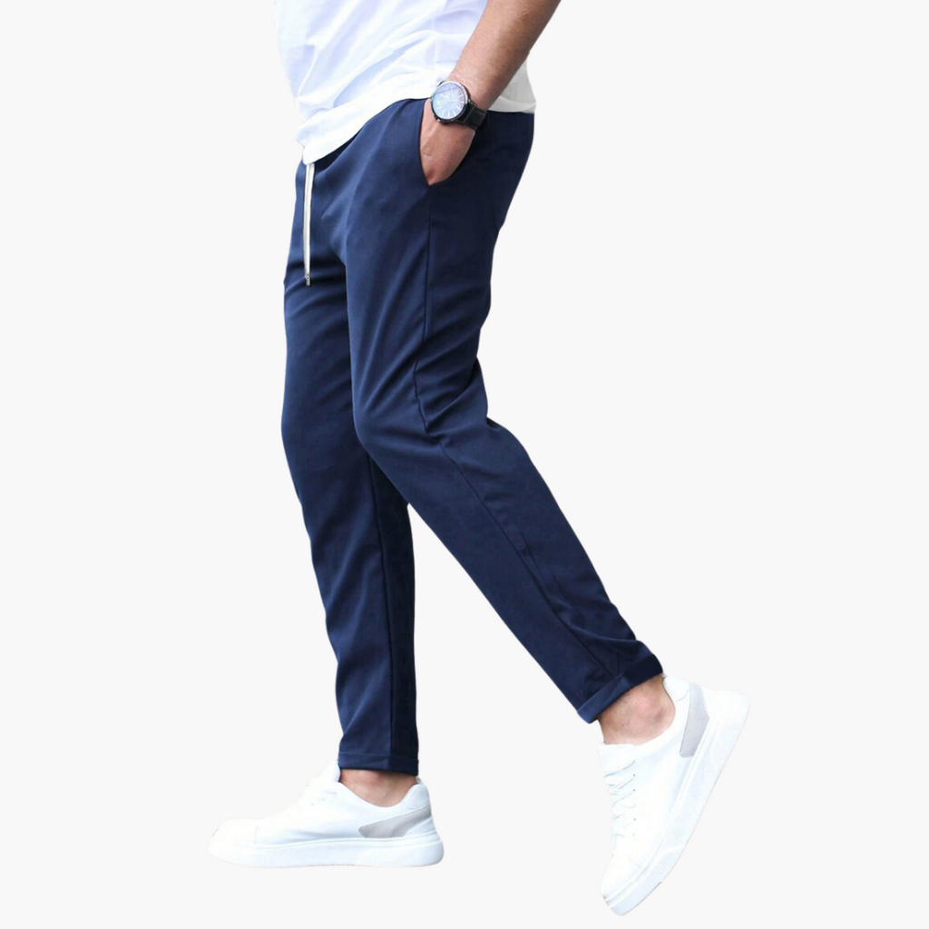 VINCENZO – Pantaloni Eleganti con Vita Elastica
