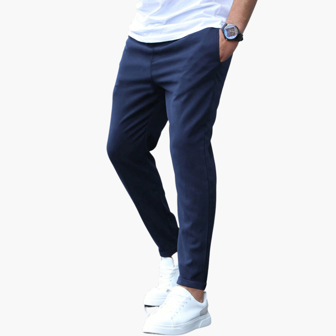 VINCENZO – Pantaloni Eleganti con Vita Elastica
