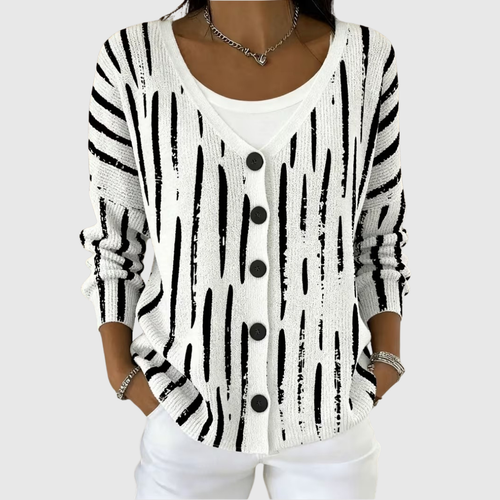 Barbara | Cardigan in maglia comodo e chiuso – cardigan da donna | Erminia Boutique Bologna