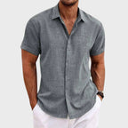 Gaspare | Camicia da Uomo con Bottoni – camicie e polo da uomo | Erminia Boutique Bologna