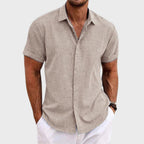 Gaspare | Camicia da Uomo con Bottoni – camicie e polo da uomo | Erminia Boutique Bologna