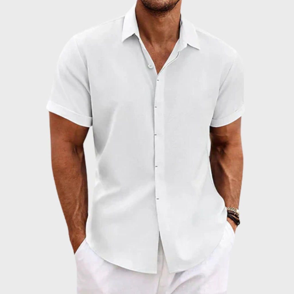 Gaspare | Camicia da Uomo con Bottoni – camicie e polo da uomo | Erminia Boutique Bologna