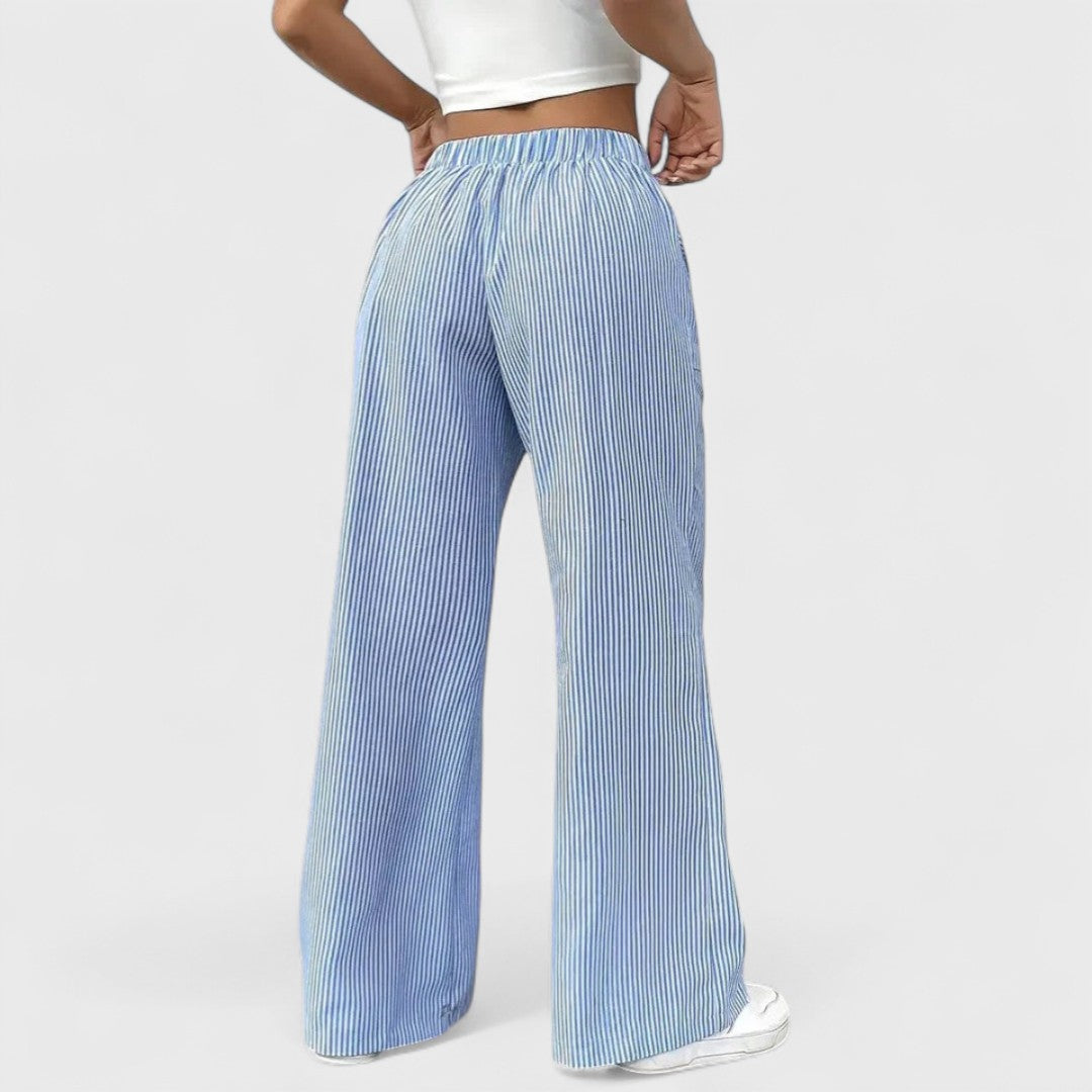 Julia – pantaloni larghi e comodi con dettagli eleganti