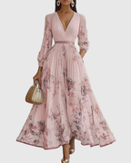 Susanna | Elegante Maxi Abito con Pieghe – abiti invernali da donna | Erminia Boutique Bologna