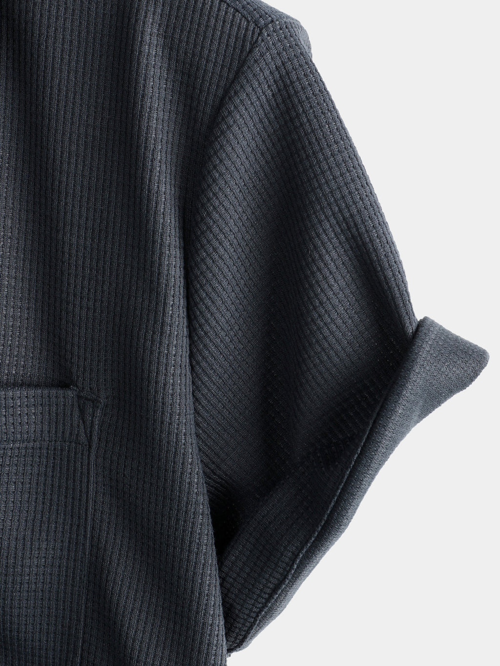 Camicia estiva da uomo a maniche corte a quadri, comoda, con bottoni