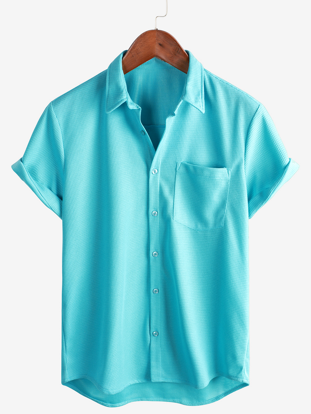 Camicia estiva da uomo a maniche corte a quadri, comoda, con bottoni – camicie casual da uomo | Erminia Boutique Bologna