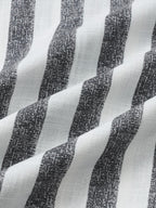 Camicia da uomo in cotone a righe leggera e traspirante con maniche corte, ideale per l'estate