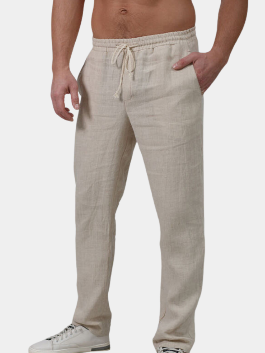 GIORGIO – Pantaloni Leggeri in Lino per Uomini