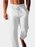 ANDRUS – Pantaloni in Lino di Lusso