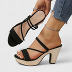 Oliwia – Sandali Eleganti con Tacco e Cinghie