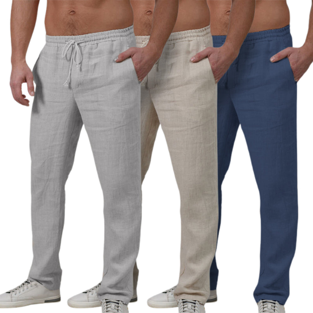 GIORGIO – Pantaloni Leggeri in Lino per Uomini