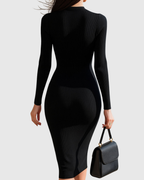 Stefania - Vestito midi a coste