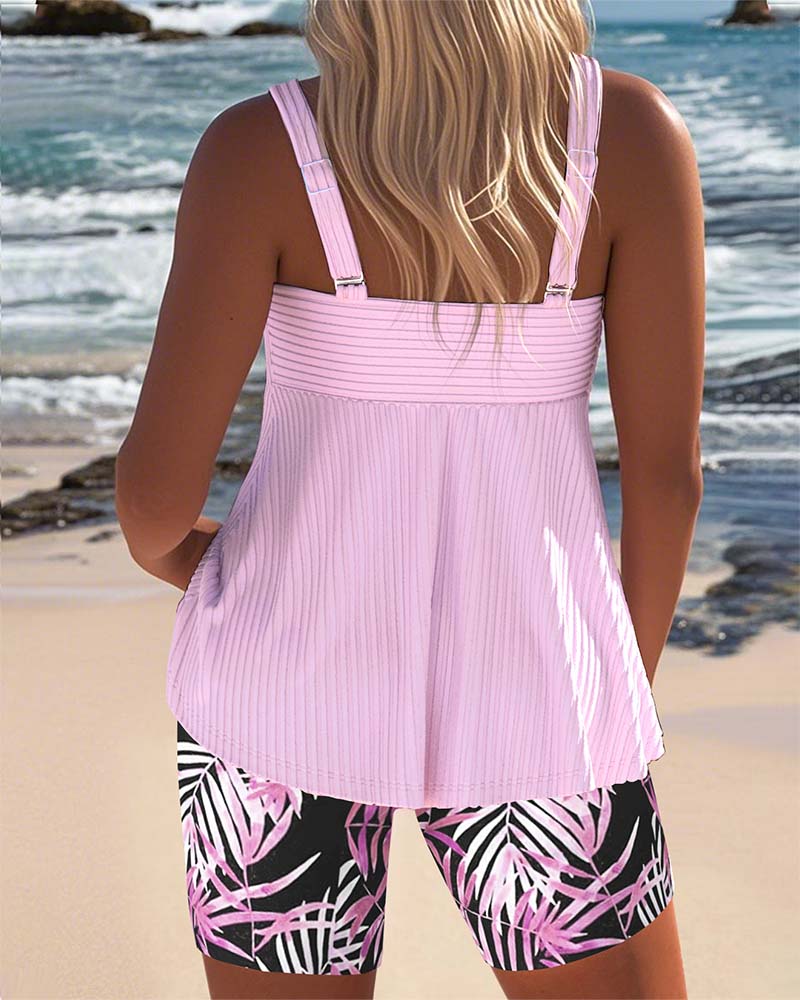 Halina - Set di tankini colorato