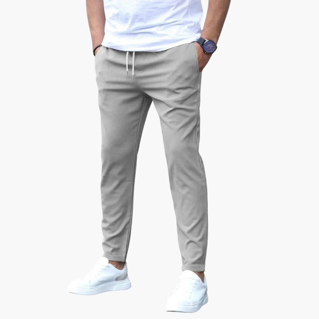 VINCENZO – Pantaloni Eleganti con Vita Elastica