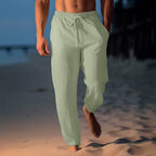 Fabio | Pantaloni in Lino di Lusso – pantaloni da uomo | Erminia Boutique Bologna