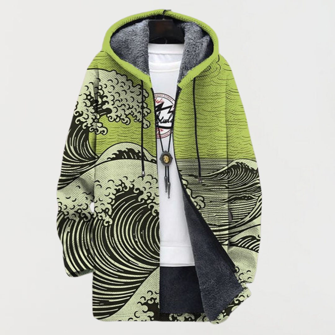 Klaudia – Cappotto con motivo ondulato