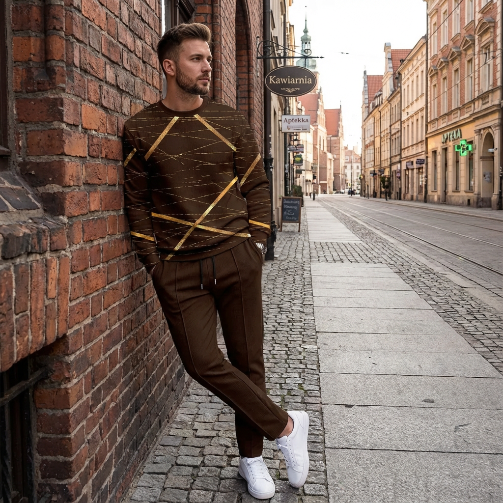 Nero - Completo Sportivo Elegante
