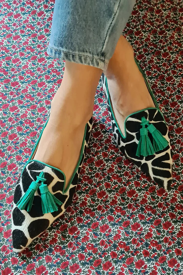Nela - Mocassino classico con frange