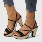Oliwia – Sandali Eleganti con Tacco e Cinghie