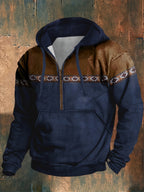 Felpa Yellowstone Half-Zip con cappuccio