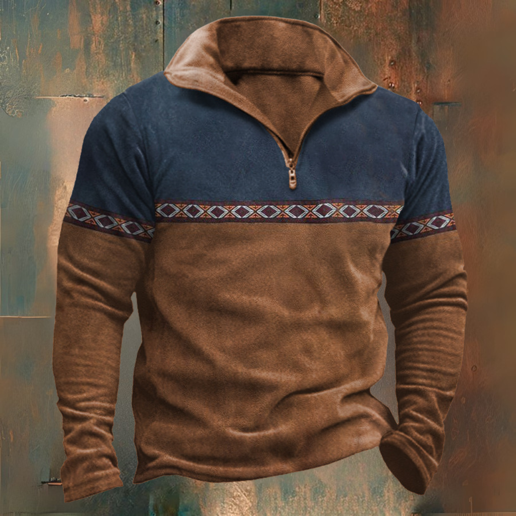 Maglione mezza zip – felpe e pile da uomo | Erminia Boutique Bologna