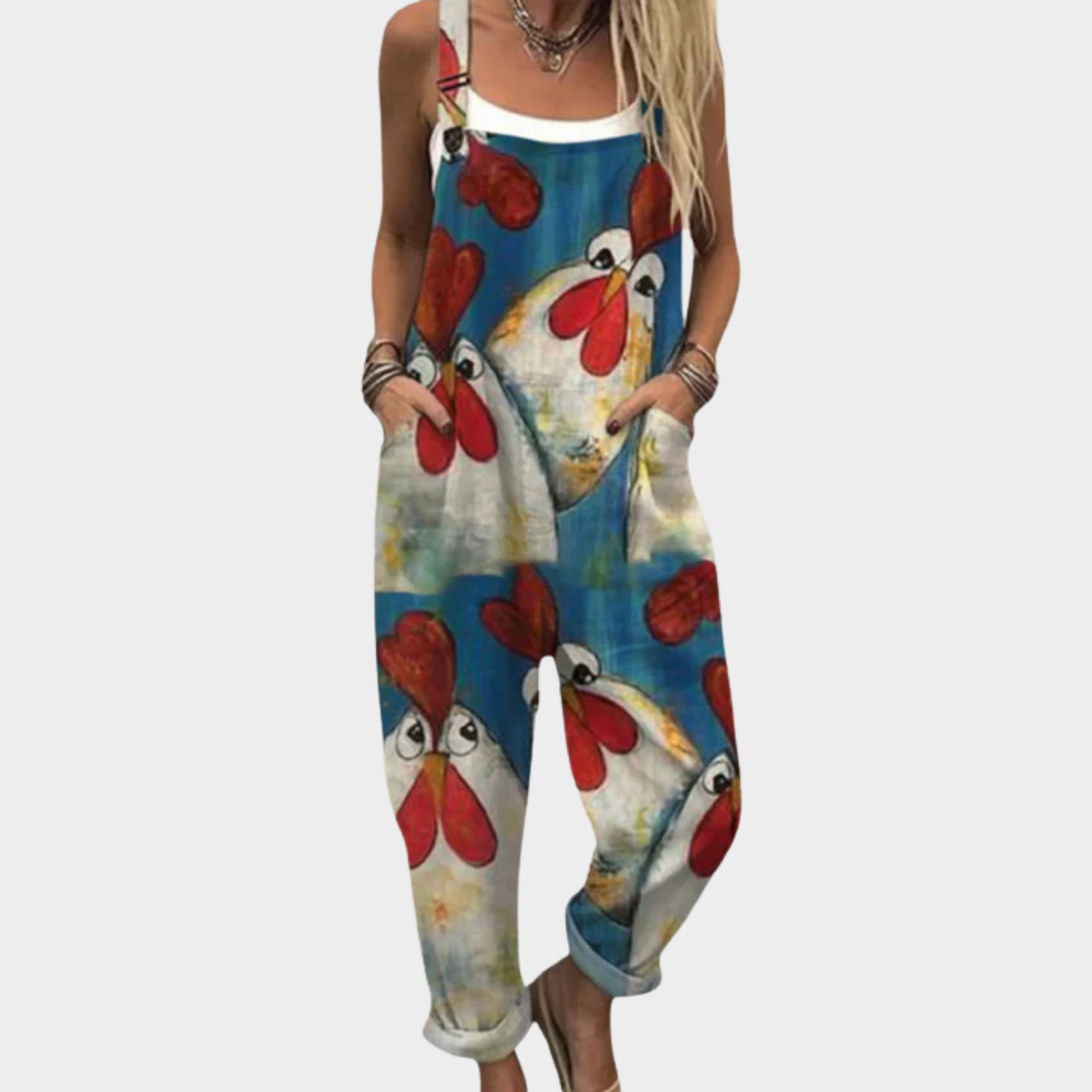 Magdalena - stampa boho di papavero in colori intensi