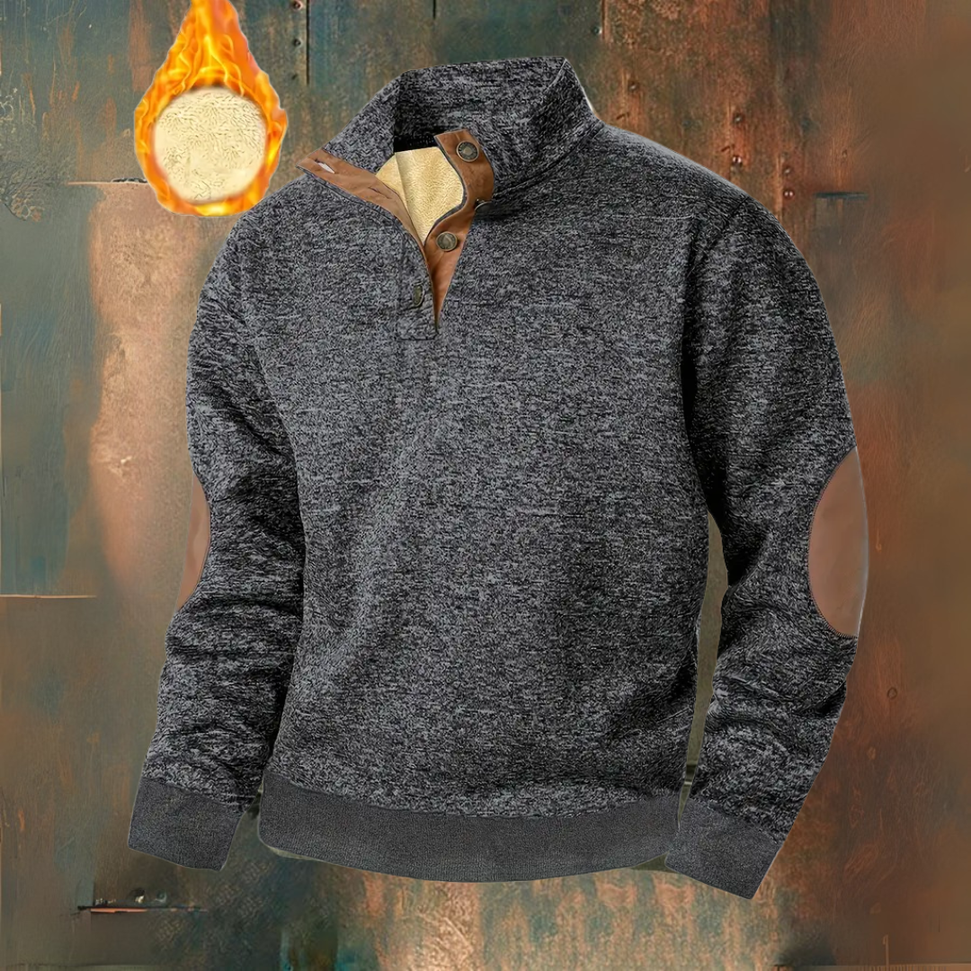 Felpa in pile Yellowstone con zip