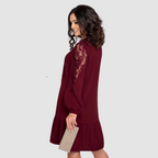 Luciana | Abito Midi con Pizzo – abiti invernali da donna | Erminia Boutique Bologna