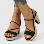 Oliwia – Sandali Eleganti con Tacco e Cinghie