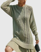 Edvige | Vestito Classico in Maglia – abiti invernali da donna | Erminia Boutique Bologna