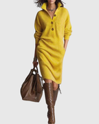 Amelia | Abito Midi in Lana Pura per l'Inverno – abiti invernali da donna | Erminia Boutique Bologna