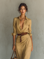 Karolina – Abito Maxi in Stile Camicia