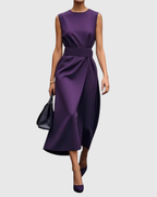 Sofia | Abito Elegante con Scollatura Rotonda – abiti invernali da donna | Erminia Boutique Bologna