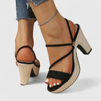 Oliwia – Sandali Eleganti con Tacco e Cinghie