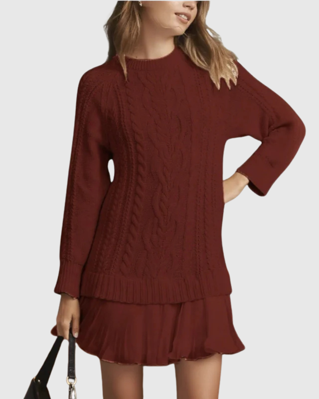 Jadwiga - Vestito Classico in Maglia