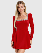 Patrizia | Abito da Sera con Cristalli – abiti estivi da donna | Erminia Boutique Bologna