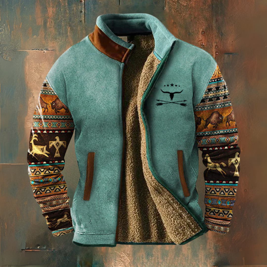 Mathéo – giacca fleece casual da uomo