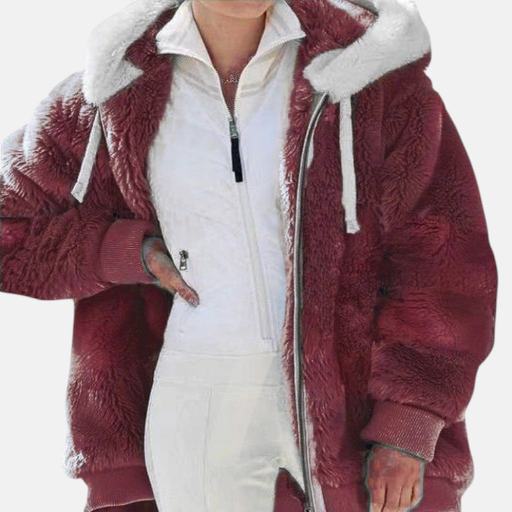 Klaudia - Giacca invernale da donna con cappuccio