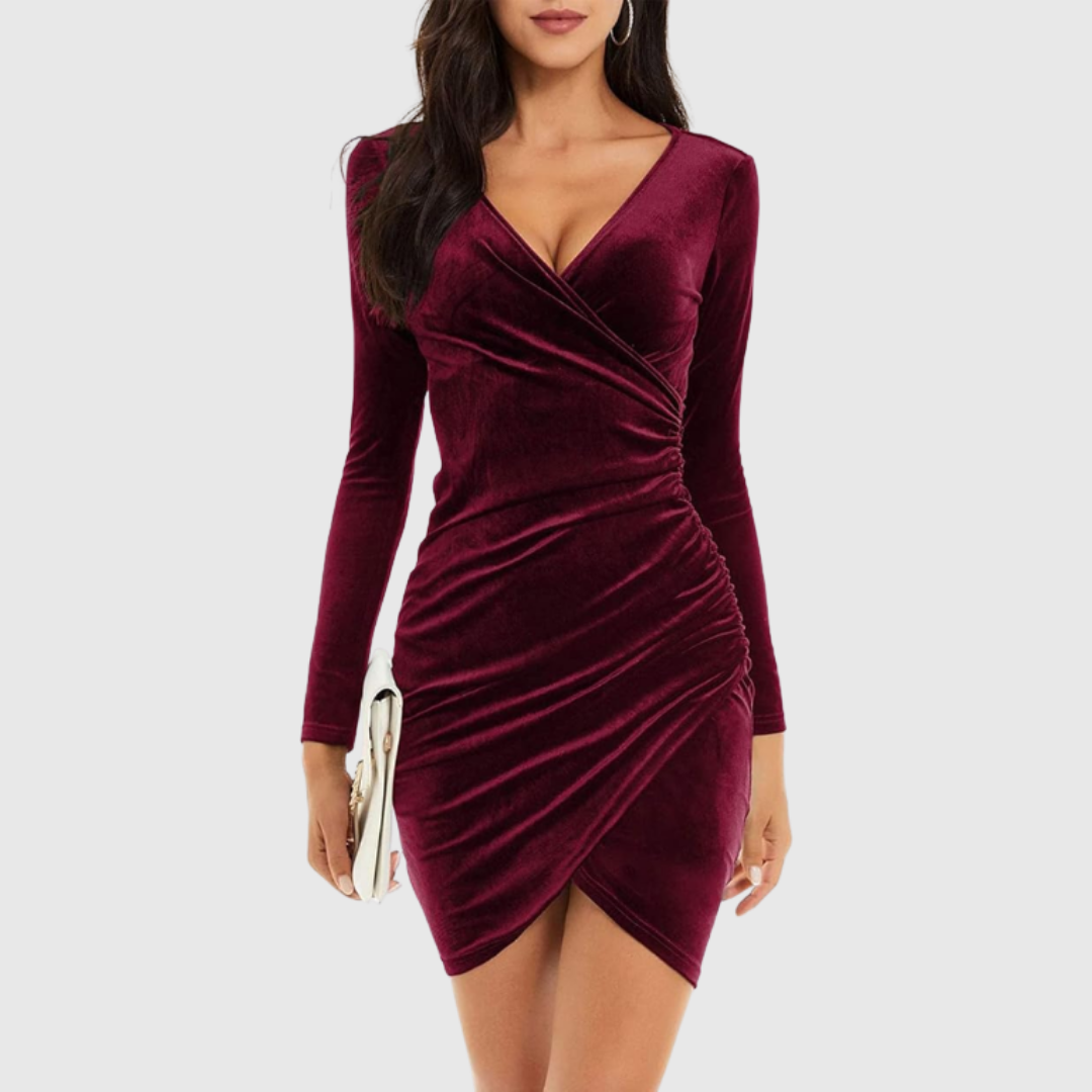 Zofia - Elegante Mini Abito in Velluto