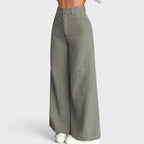 Maia | pantaloni da donna a vita alta con gamba larga – pantaloni da donna | Erminia Boutique Bologna