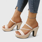 Oliwia – Sandali Eleganti con Tacco e Cinghie